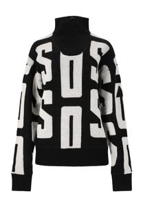 Свитер Verbier с практичной планкой на молнии SOS, цвет 1001 Black