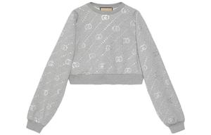 Толстовка женская серая Gucci