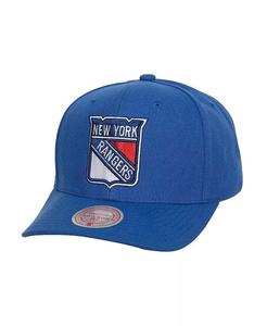 Мужская синяя кепка New York Rangers Team Ground Pro Adjustable Mitchell & Ness