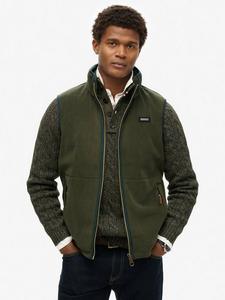 Флисовая безрукавка Estate Superdry, Surplus Goods Green