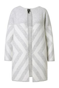 Вязаный кардиган Ulla Popken, серебряный