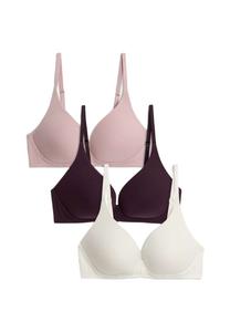 Бюстгальтер Marks & Spencer 3PK, Raisin/Purple