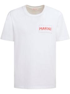 Футболка с логотипом Marni, белый