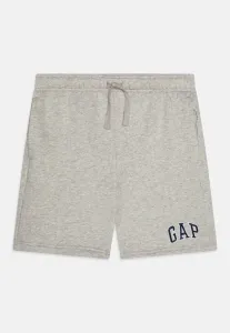 Детские свободные шорты-пулон с логотипом gap, спортивные штаны. Gap, Light Heather Grey