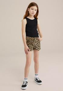 Джинсовые шорты WE Fashion, светло-коричневый