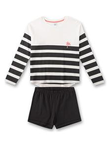 Пижама Sanetta, белый/черный