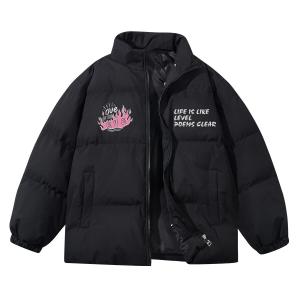 Стеганая куртка унисекс LEVEL, Черный