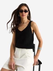 Вязаный топ Bianco Lucci, черный