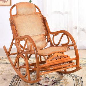 Fantasy Кресло-качалка из ротанга zhonghao, средний размер, двойная подушка