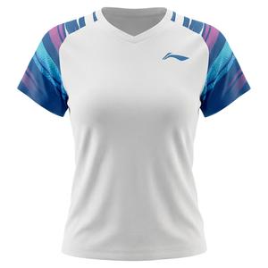 Футболка для бадминтона Li-Ning Badminton Collection, женская, стандартная, белая