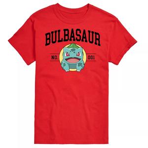 Мужская футболка с рисунком Pokemon Bulbasaur № 1 Licensed Character