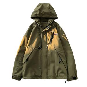 Куртка-ветровка Huichao Open Ended Smiling Collection Waterproof, Windproof, Thermal, Quick Dry, Super Light WARRIOR, army зеленый (diy badge)