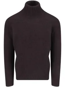 Шерстяной свитер Drumohr, коричневый