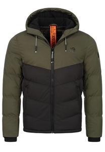 Зимняя куртка INDICODE JEANS Winter Jacket Agiotis, цвет green/black