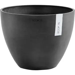 Цветочный горшок ECOPOTS «ANTWERP Dark Grey», ШxГxВ: 40x40x30 см, темно-серый