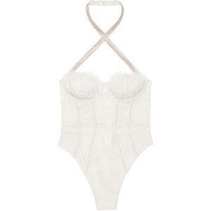 Женское боди Victoria's Secret, цвет Coconut white