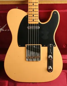 Fender Custom Shop 1950 Double Esquire Journeyman Relic с грифом из цельного расколотого клена Nocaster Blonde R136479