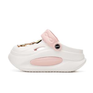 Женские сабо Timeless Perforated Collection JOSINY, White/Pink Color