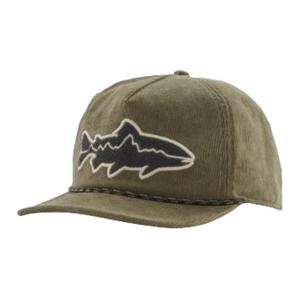 Patagonia Органическая хлопковая вельветовая бейсболка унисекс зелёная, Green