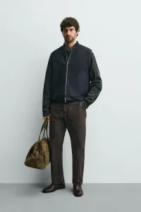 Двусторонний технический жилет Zara, темно-синий