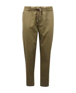 Темные армейские брюки на шнуровке, однотонные. Sun68, зеленый