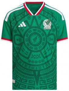 Домашняя футболка Adidas Mexico 26, аутентичная, зеленый
