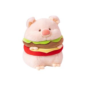 Милые креативные плюшевые куклы Hamburger Pig высотой 25 см PUDOWRABBIT
