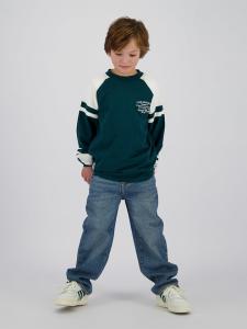 Vingino Футболка с длинными рукавами "Hunter" зелено-белого цвета