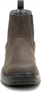 Мужские ботинки CAT Striver Chelsea с стальным носком, водонепроницаемые, коричневый