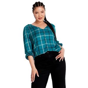 Женский топ Suki Check plus size Avenue