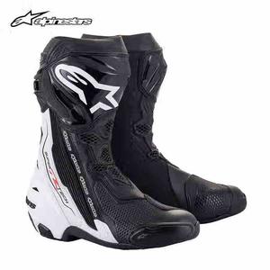 ALPINESTARS PROTECTS Мотоциклетные ботинки A-Star Alpinestars Supertech R, черно-белые, размер 43
