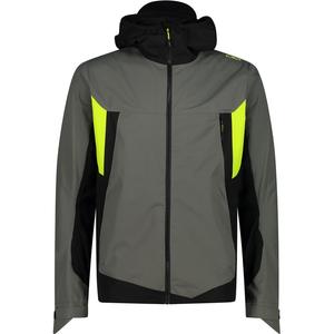 Функциональная мужская куртка с гибридным фиксированным капюшоном Cmp, зеленый