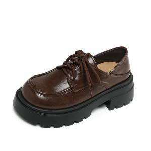 TATAYA Женские повседневные туфли-лодочки тёмно-коричневые, цвет Dark Brown