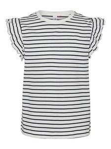 Vero Moda Girl Футболка бело-темно-синего цвета