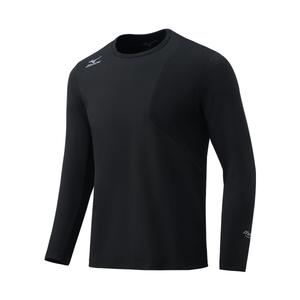 Длинный спортивный свитшот Unisex Mizuno, черный