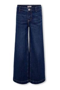 100% хлопок, широкие джинсы с регулируемой талией Only Kids, синий
