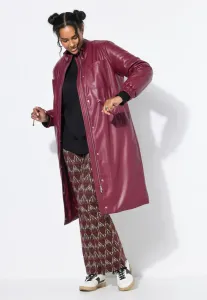 Классическое пальто с завязками на талии Studio Untold, Claret