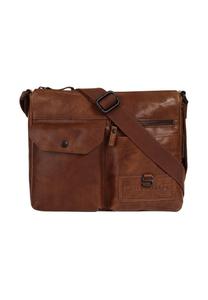 Сумка через плечо SHOULDER BAG, натуральная кожа SPIKES & SPARROW, цвет Cognac