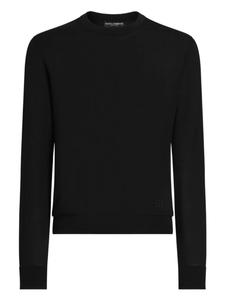 Dolce & Gabbana шелковый джемпер, черный