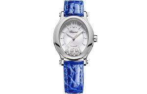Chopard Часы Women's Happy Sport Collection Watch, Seven Diamond Blue