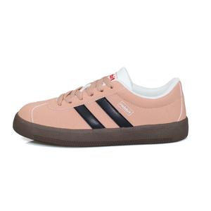 Кеды, скейтборд обувь женская низкая розовый/черный B10Crown