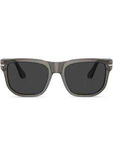 Persol солнцезащитные очки трапециевидной формы, зеленый