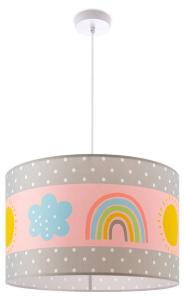 Подвесной светильник Paco Home Hugo Pd1 Cos 962, белый - алюминий - 455 x 27 x 455 см