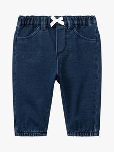 Детские джинсовые флисовые прямые брюки Benetton, Blue