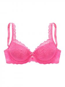 Бюстгальтер пуш-ап LASCANA, розовый