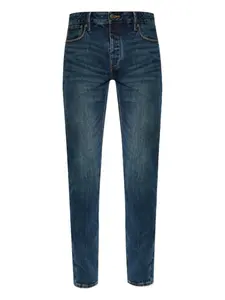 Джинсы с логотипом EMPORIO ARMANI, синий