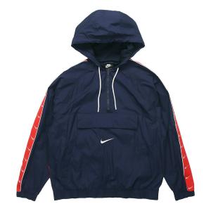 Куртка Nike Sportswear Big Swoosh Hooded Long Sleeve Color Block Jacket Cd0420-451 Colorblock, красный