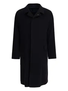 Однобортное пальто из шерстяной смеси Tagliatore, черный