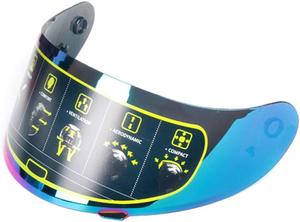 Визор Woljay для шлема, сине-розовый