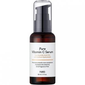 Сыворотка с чистым витамином С, 60 мл, 2,0 жидких унции, натуральные ингредиенты, веганский и не тестируемый на животных, гипоаллергенный, успокаивающий, без отдушек, корейский уход за кожей, Purito